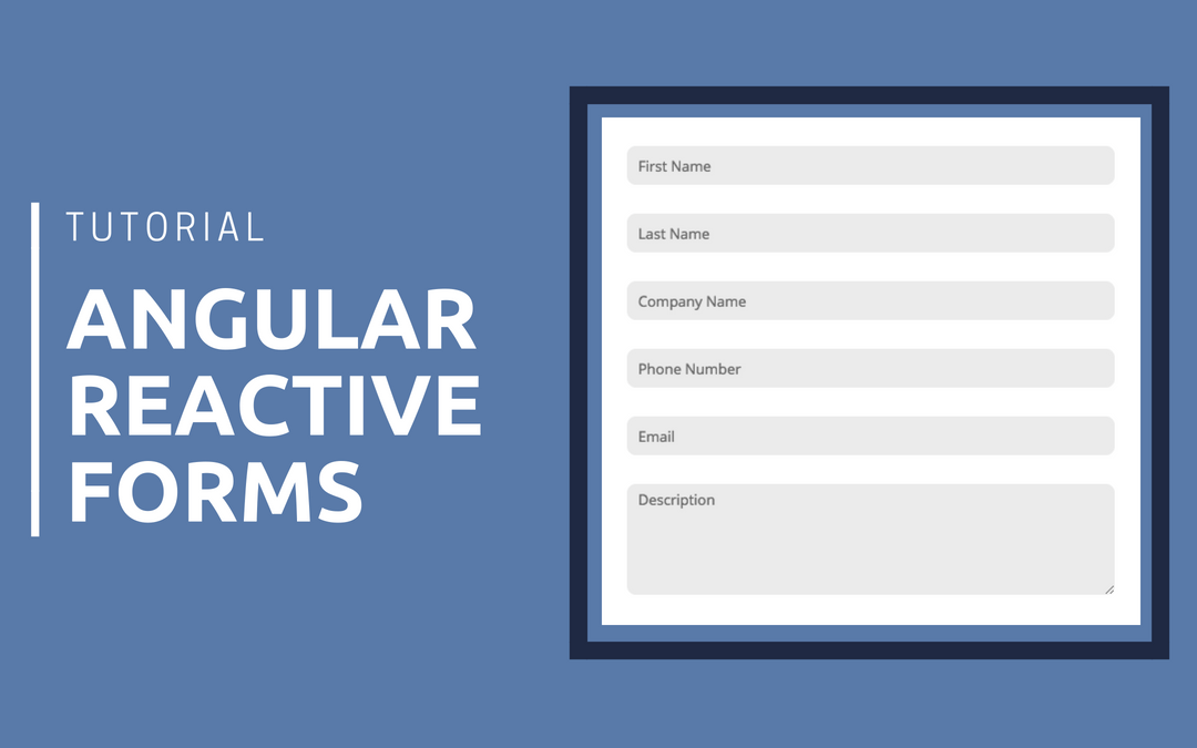 Angular Reactive Forms Tutorial